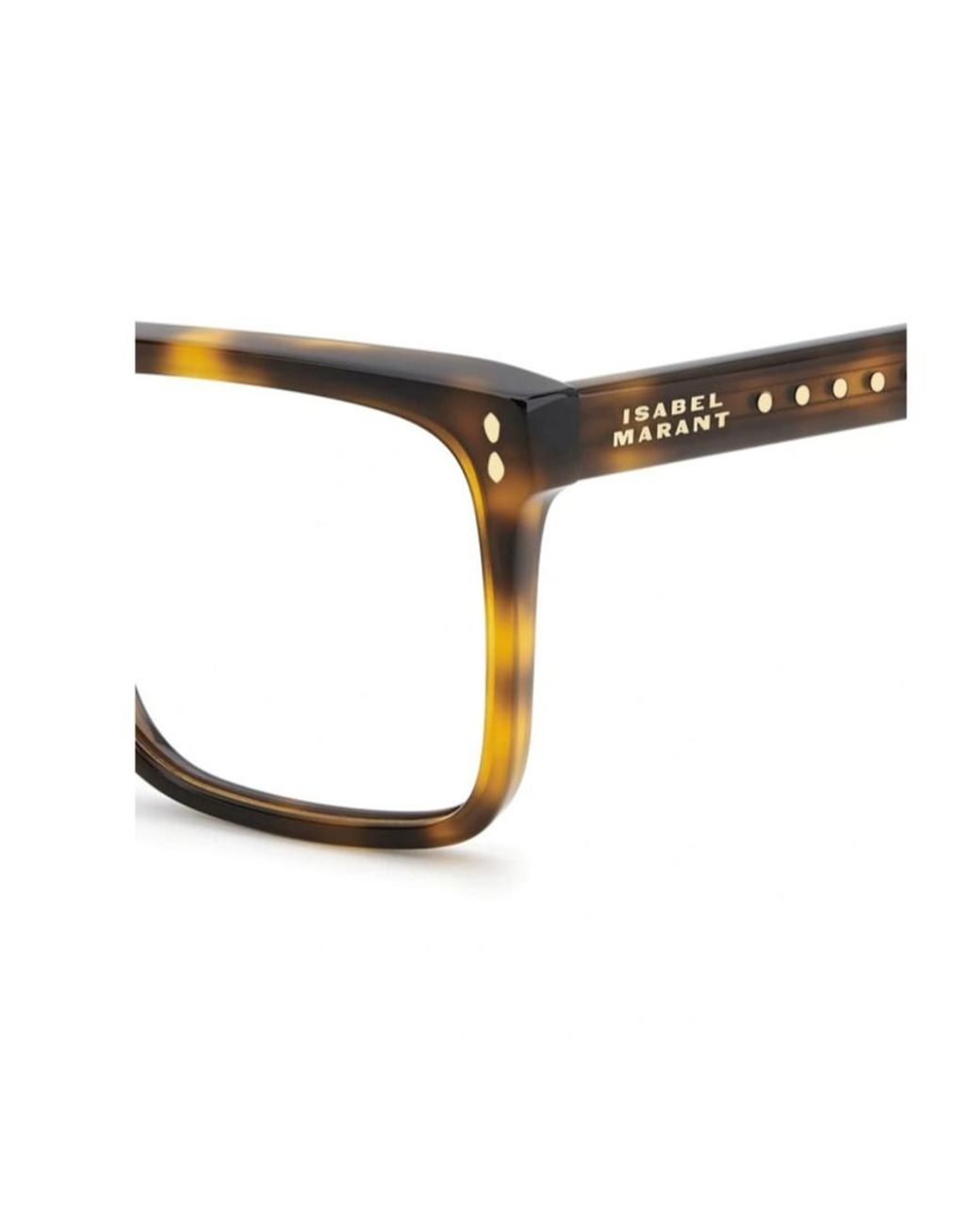 Isabel Marant Metallic Full-Rimmed Plano Lenses