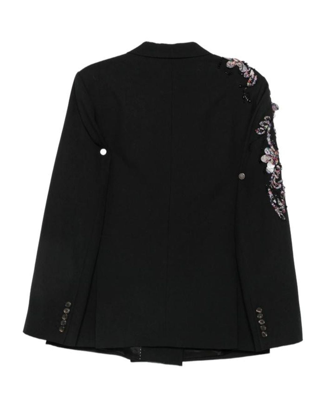 Dries Van Noten Black Long-Sleeve Blazer