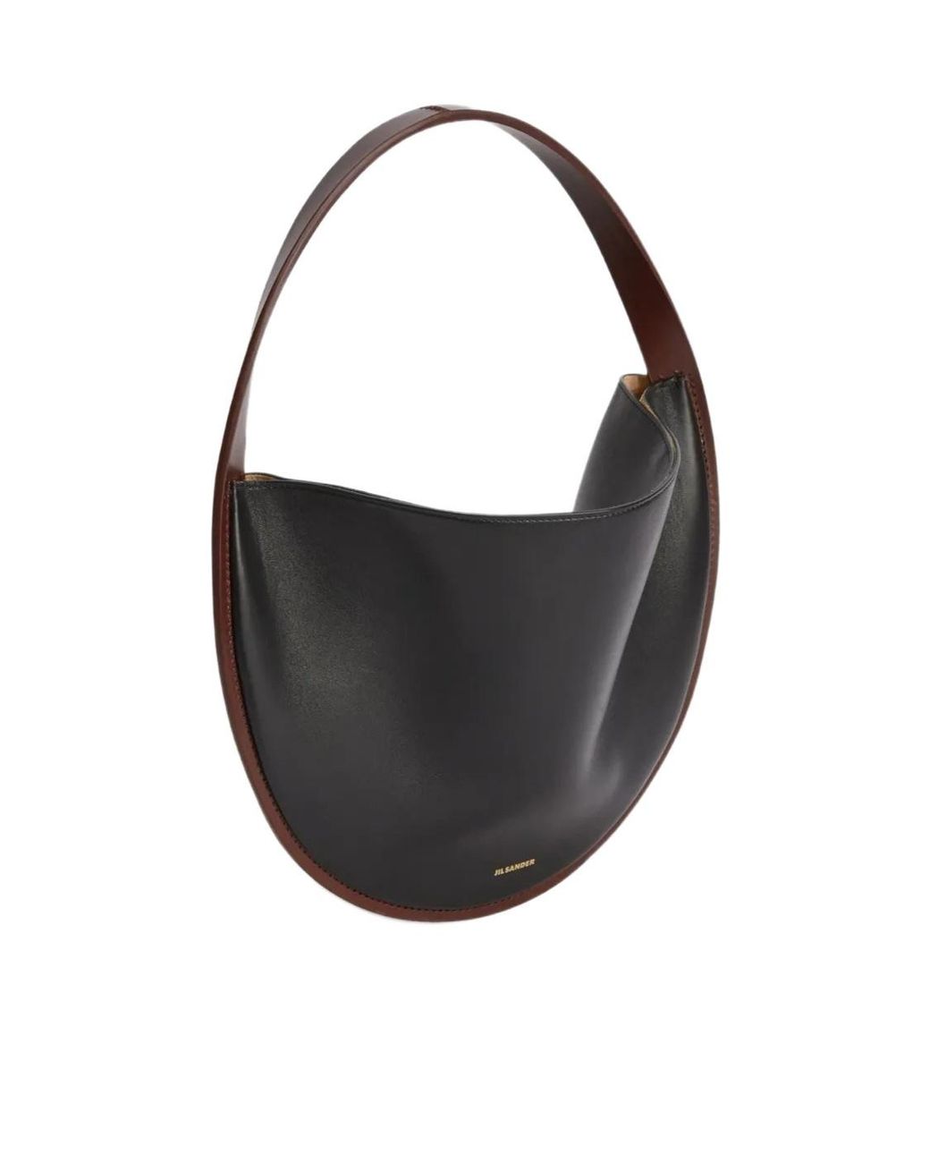 Jil Sander Black Pivot Shoulder Bag