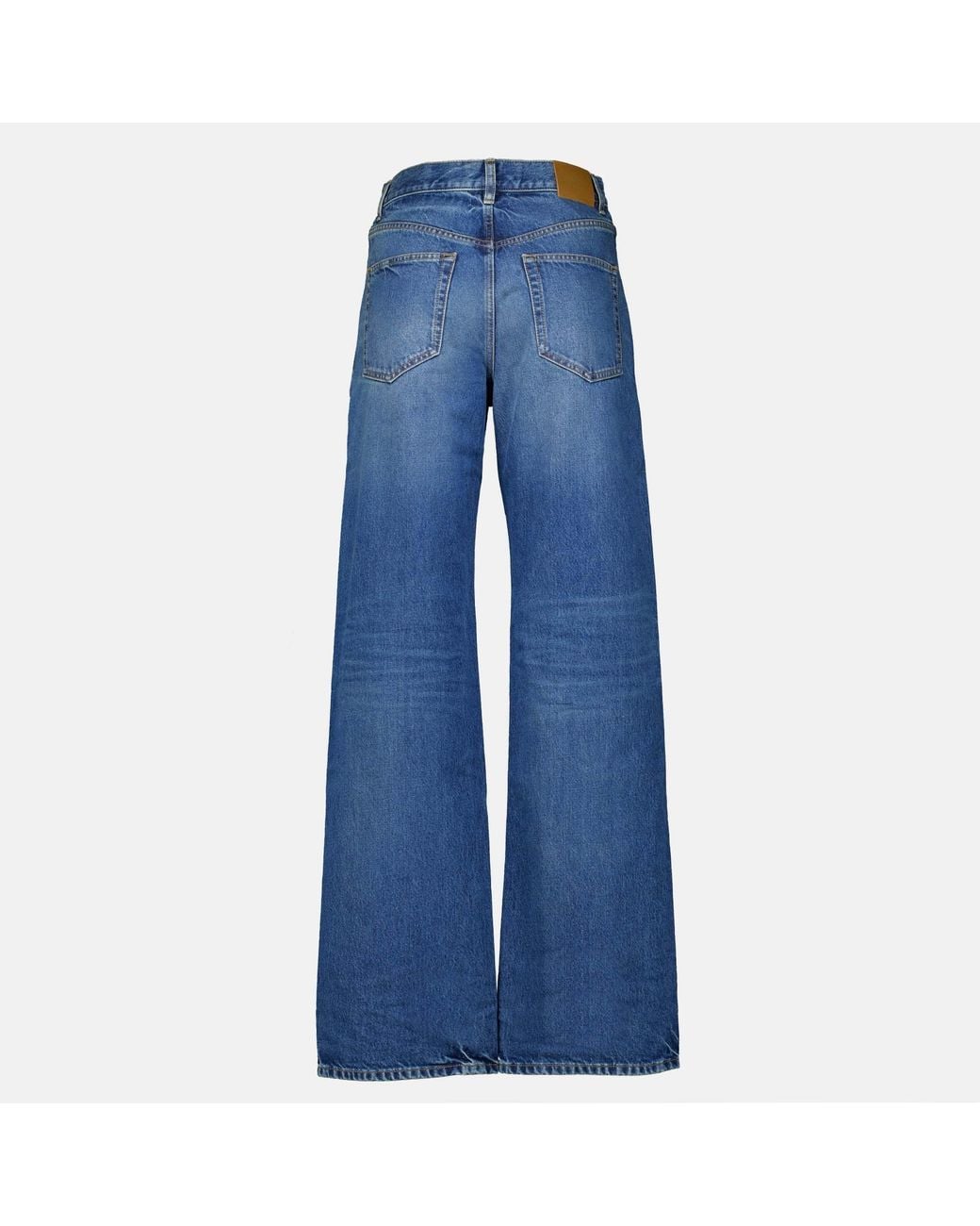 Saint Laurent Blue Jeans With Belt Loops