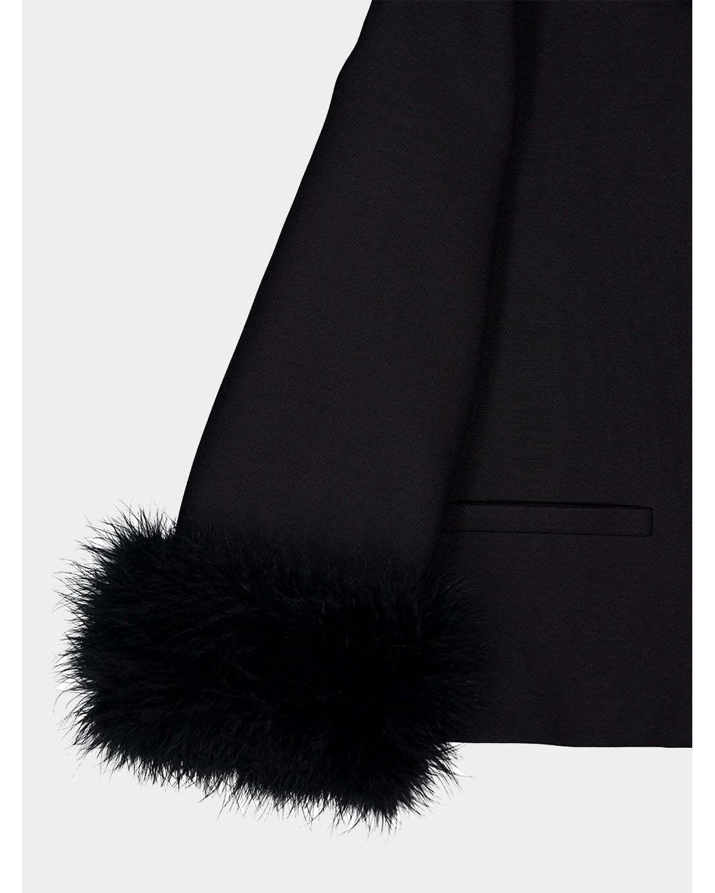 Valentino Black Button Detailed Long-Sleeved Jacket
