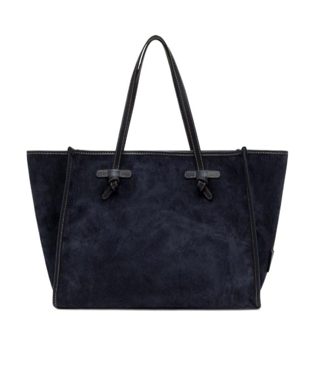 Gianni Chiarini Blue Marcella Suede Tote Bag