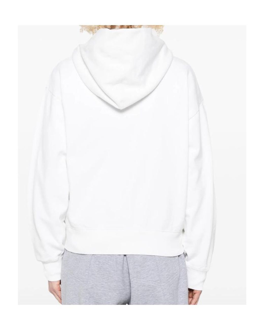 Sporty & Rich White Zippered Hoodie