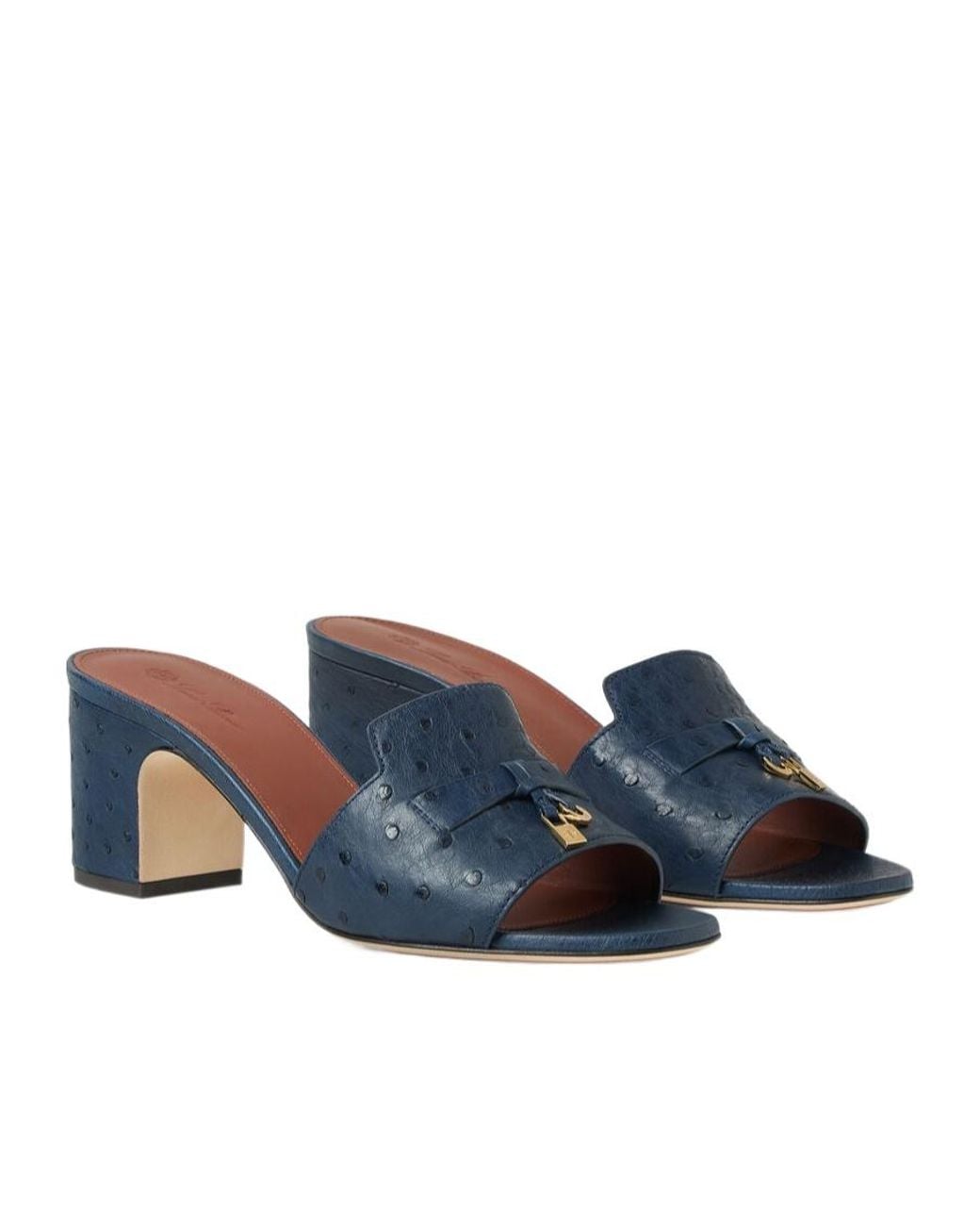 Loro Piana Blue Broadband Sandals