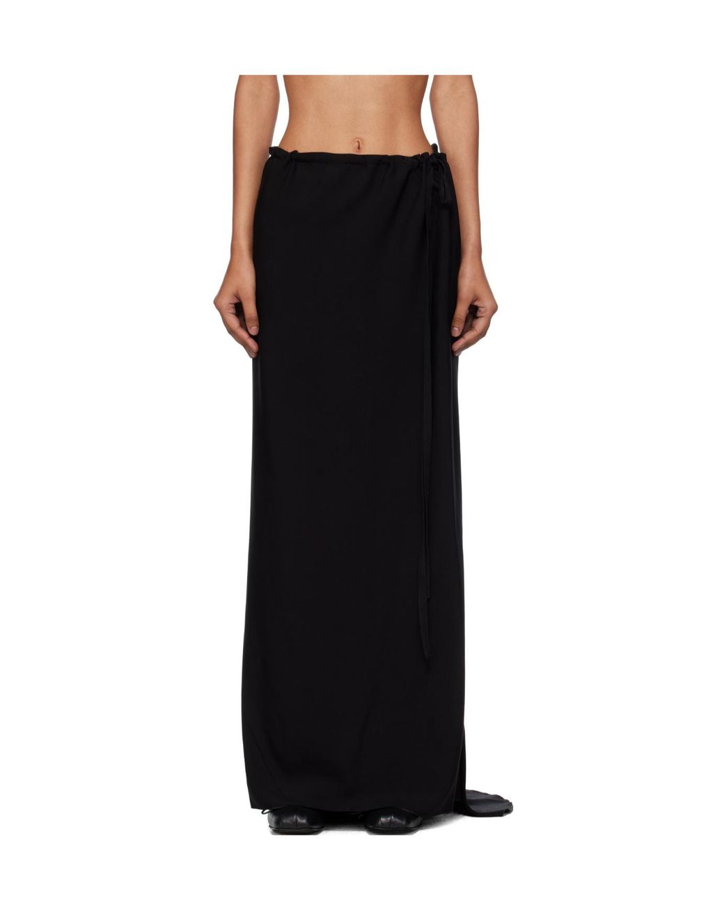 Ann Demeulemeester Black Sheila Maxi Skirt