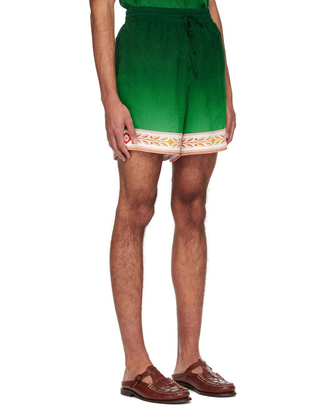 Casablanca Green Casual Shorts for men