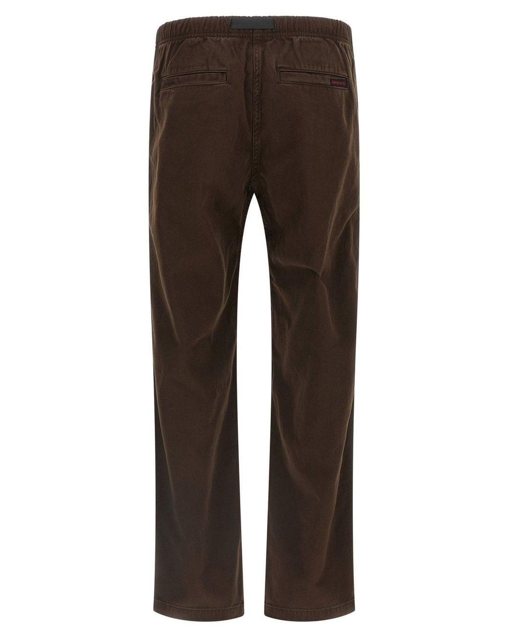 Gramicci Brown Relaxed Fit Belted Pants for men