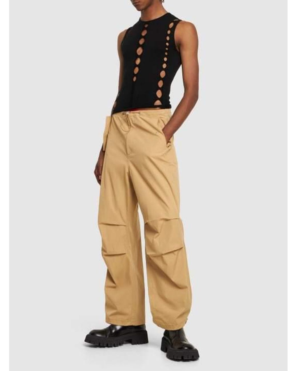 Dion Lee Natural Tie-Dye Casual Pants for men