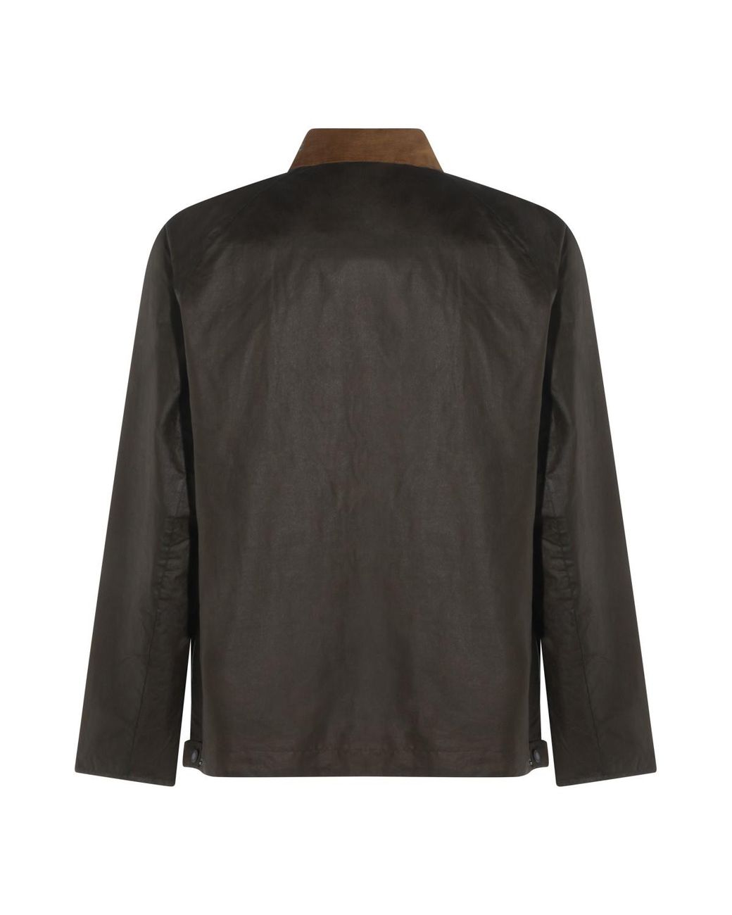 Barbour Green Collared Button-Up Jacket for men