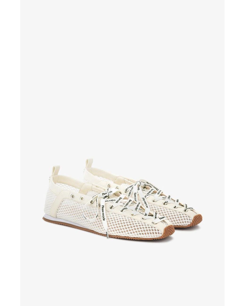 Ganni White Sporty Ballerina