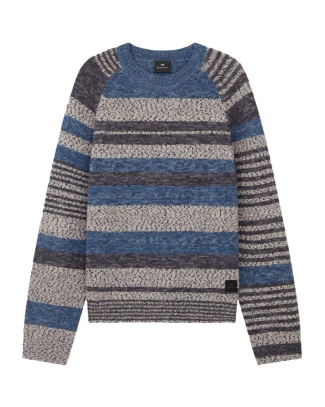 Paul Smith Blue Long Sleeve Sweater for men