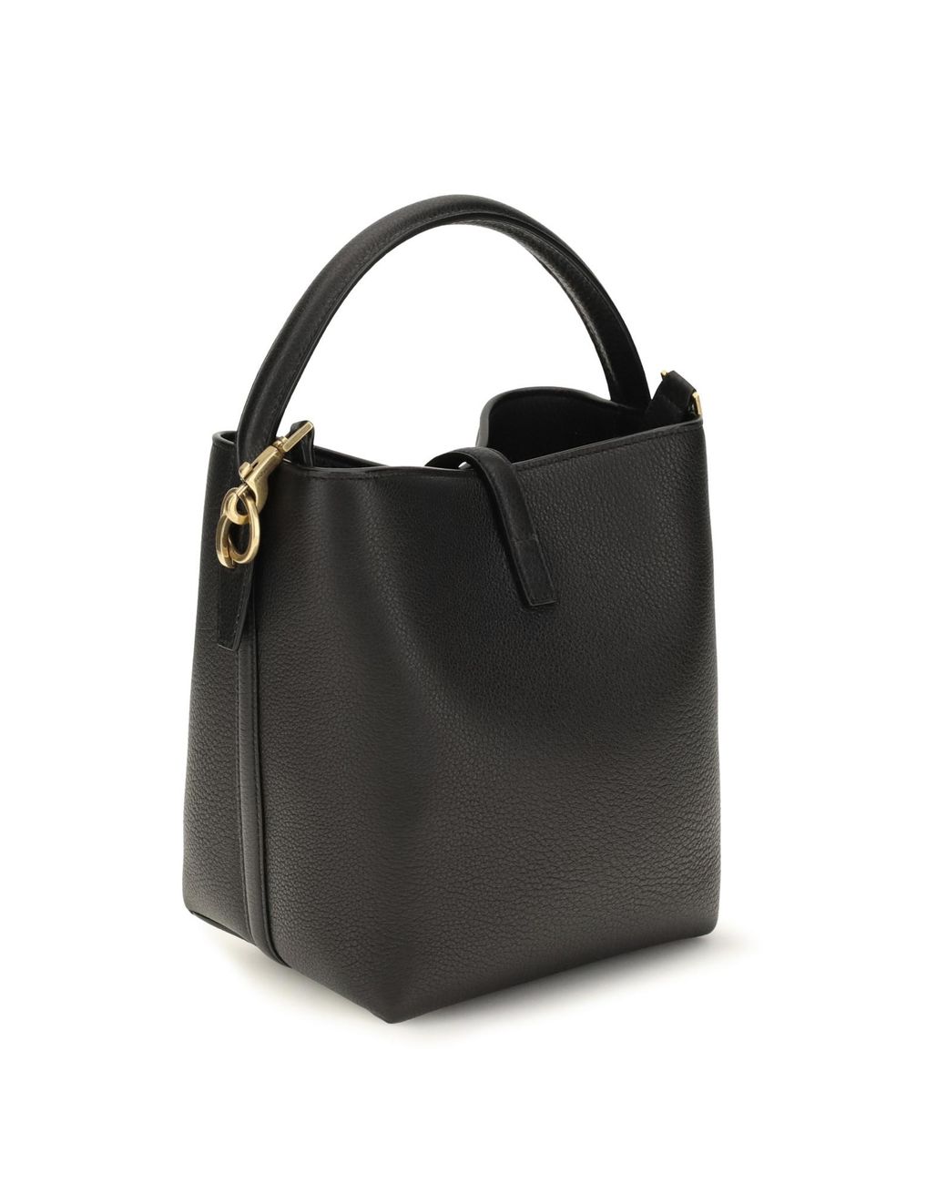 Saint Laurent Black Le 37 Bucket Shoulder Bag