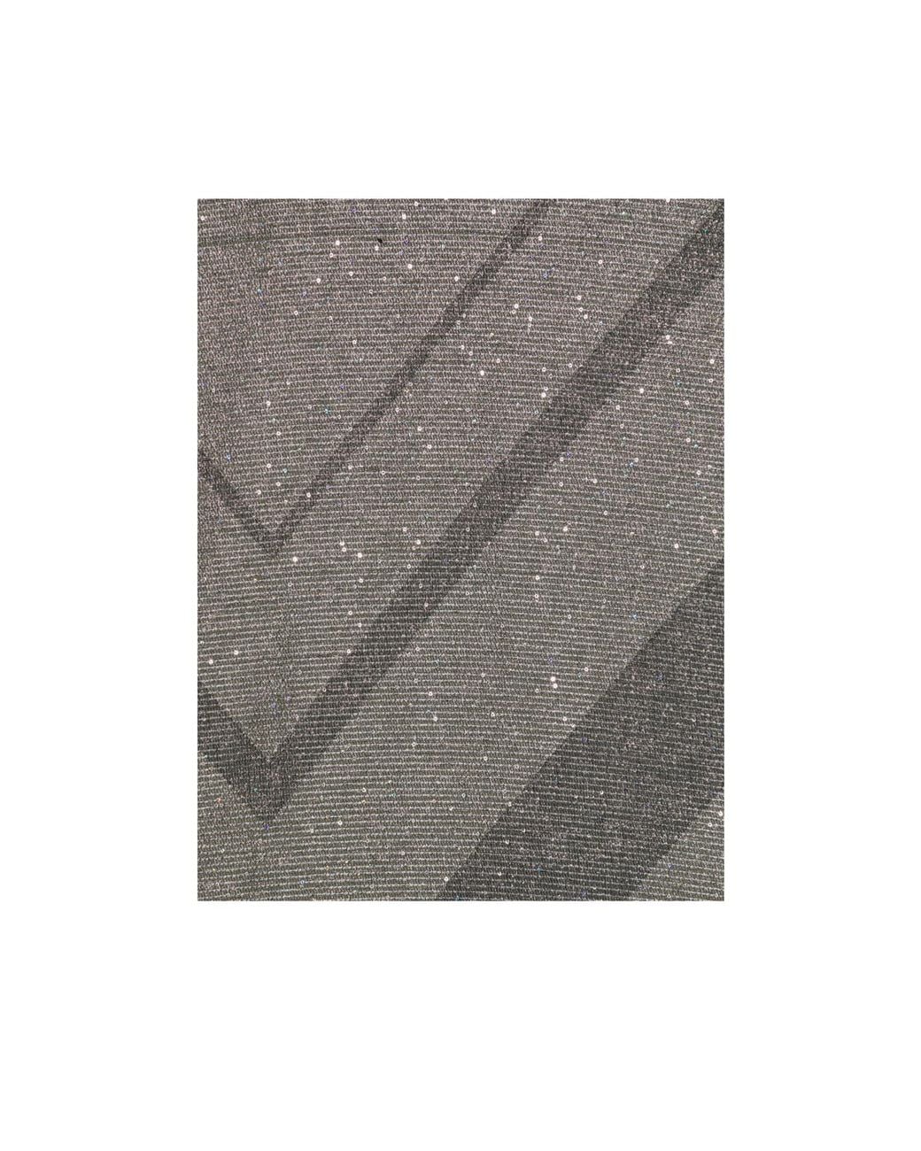 Missoni Gray Sequin-Embellished Zigzag Scarf