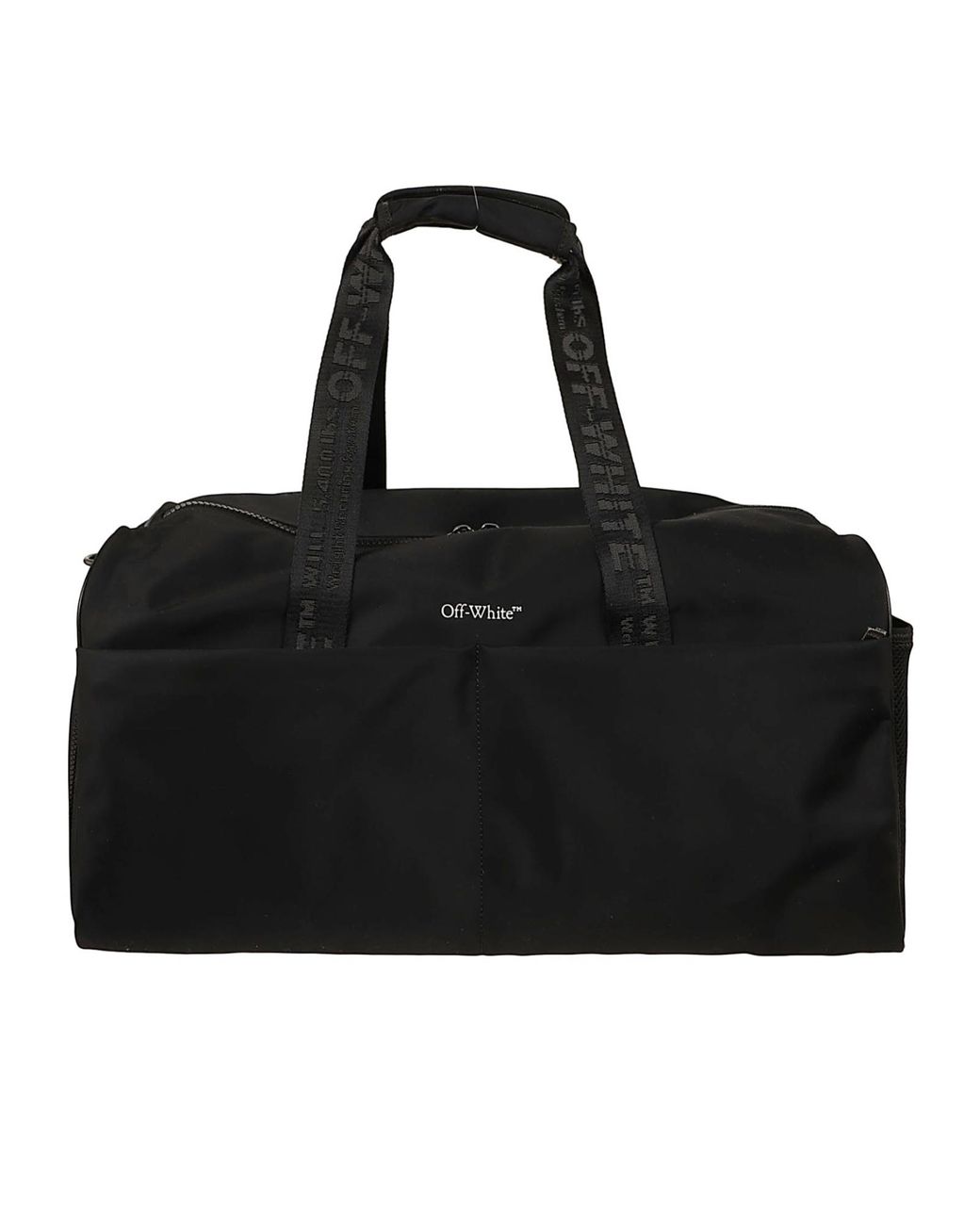 Off-White c/o Virgil Abloh Black Heritage Logo Gym Tote Bag for men