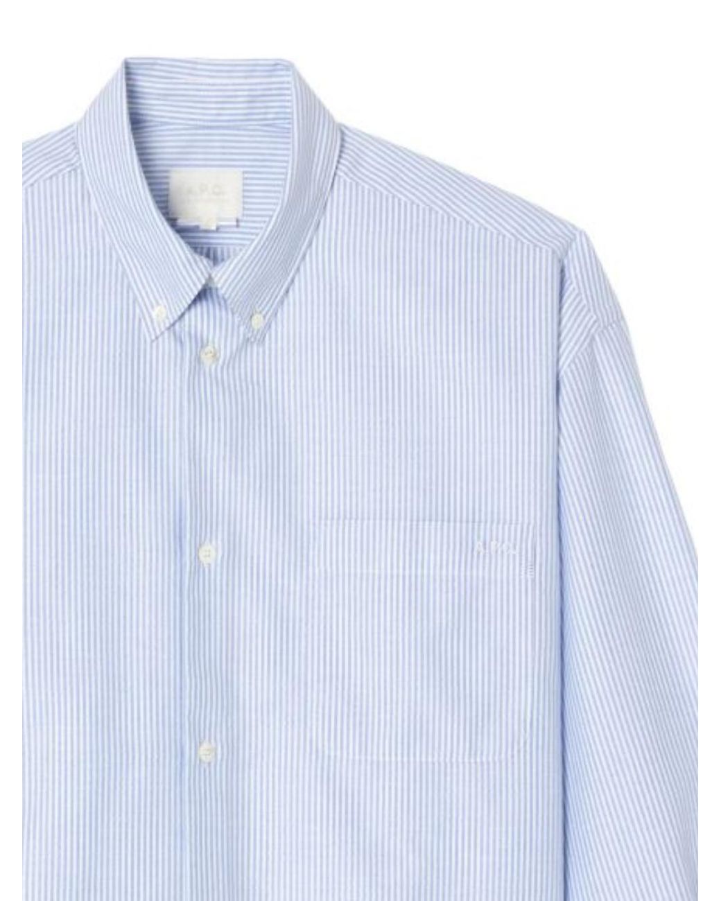 A.P.C. Blue Sophia Button-Down Shirt
