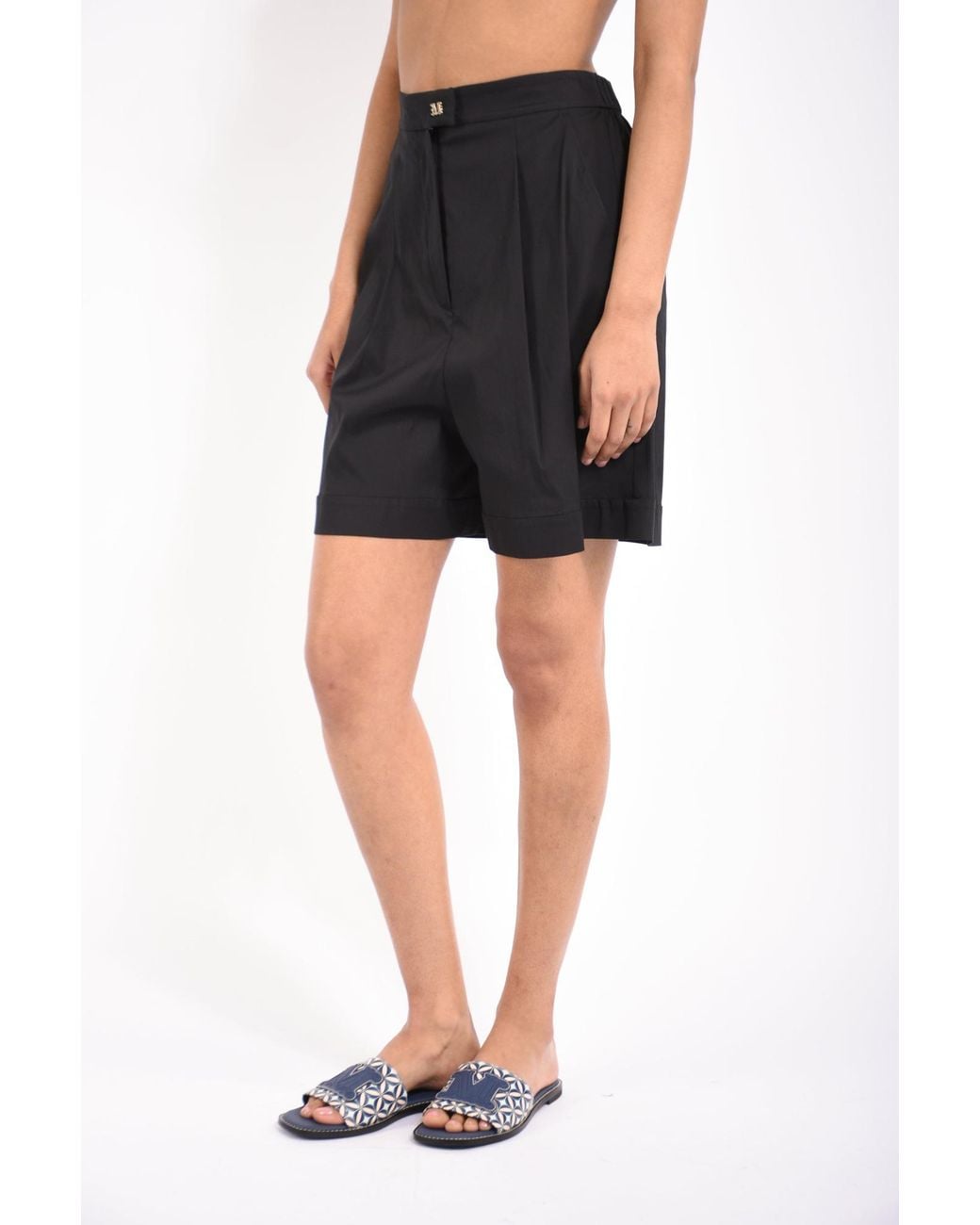 Max Mara Black Beachwear Medeola Tailored Shorts