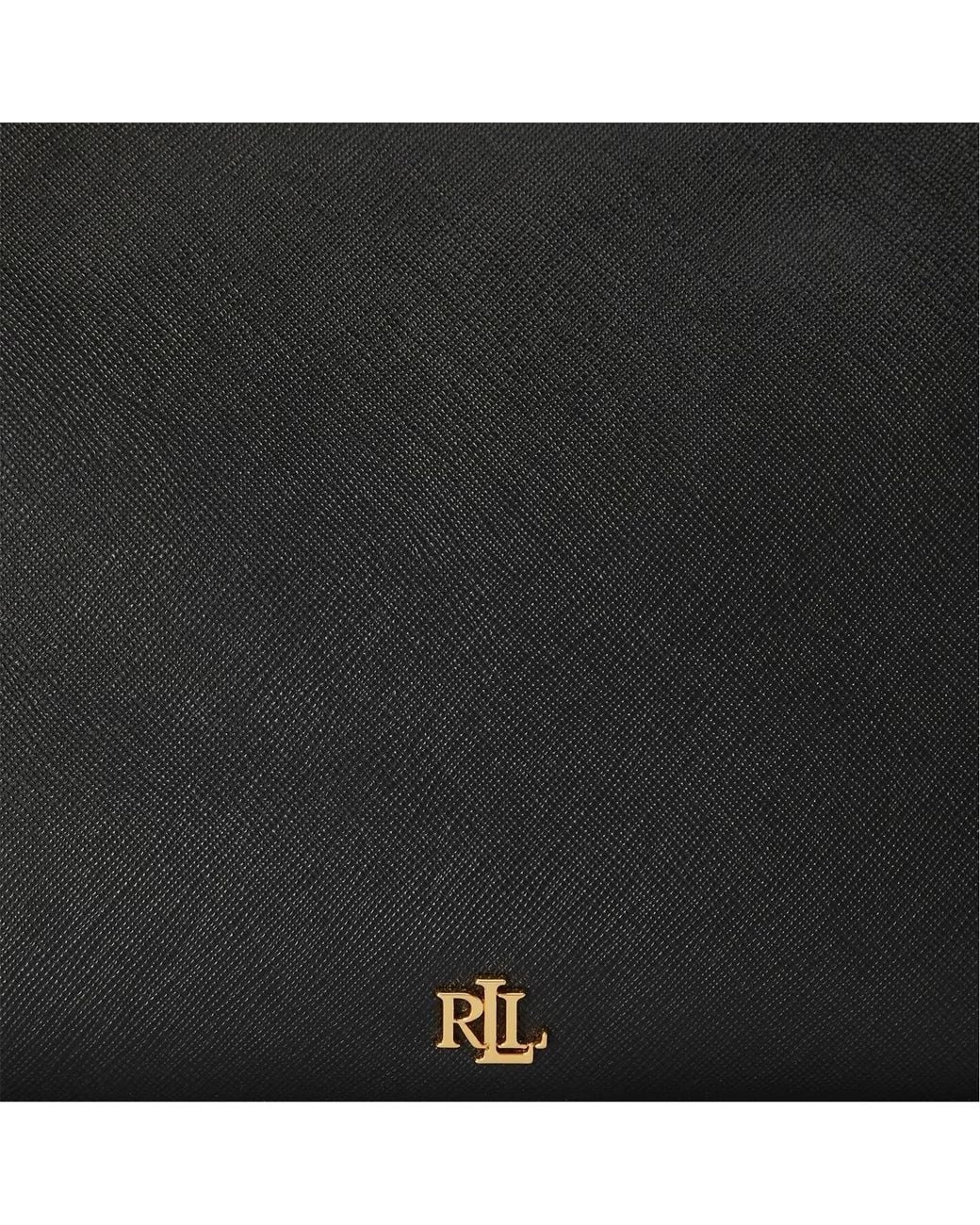 Ralph Lauren Black Danni Leather Shoulder Bag