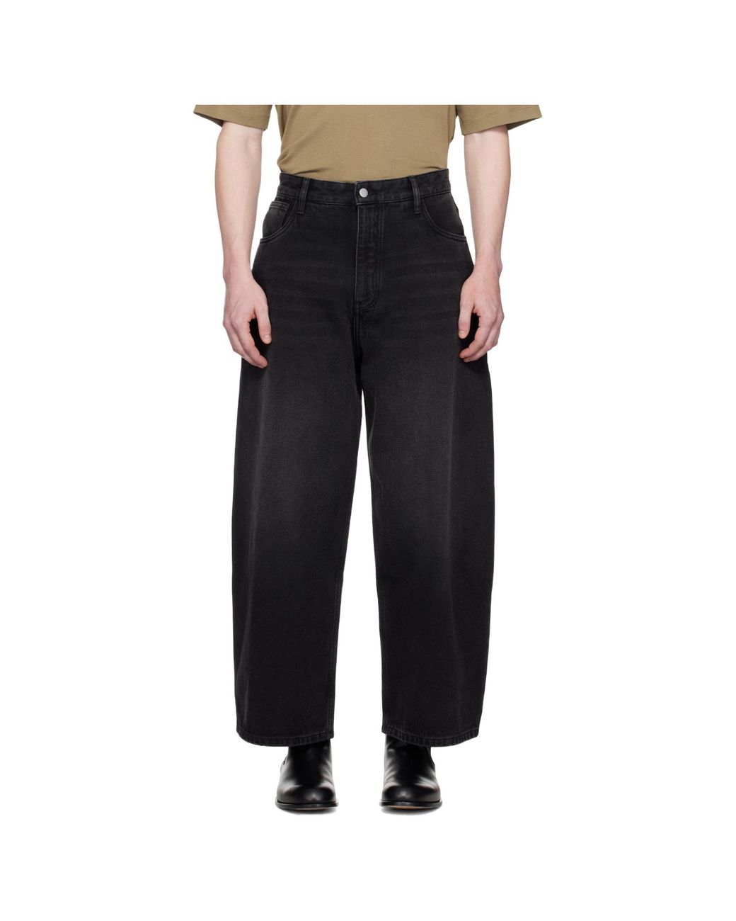 Studio Nicholson Black Paolo Balloon Jeans for men