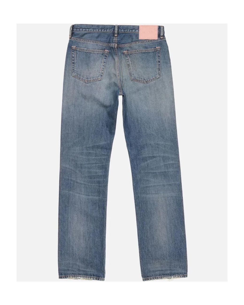 Acne Blue Loose Fit Jeans for men