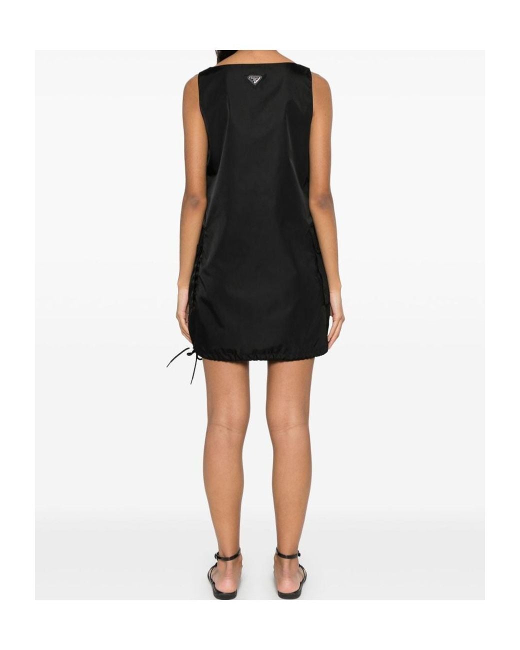 Prada Black Sleeveless Re-Nylon Dress