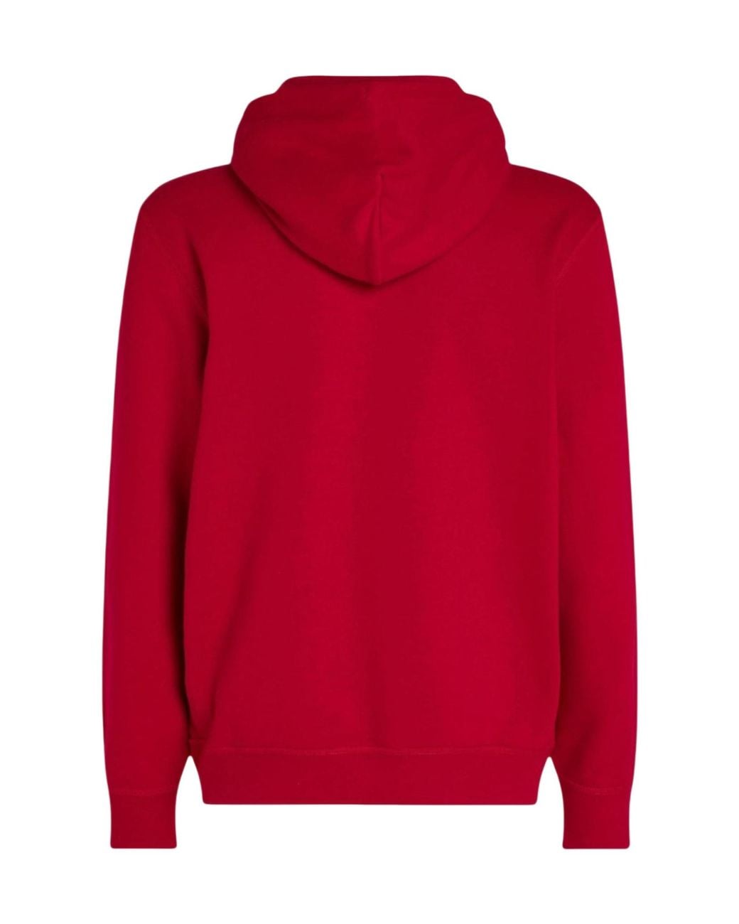 Tommy Hilfiger Red Long-Sleeve Hooded Sweatshirt for men