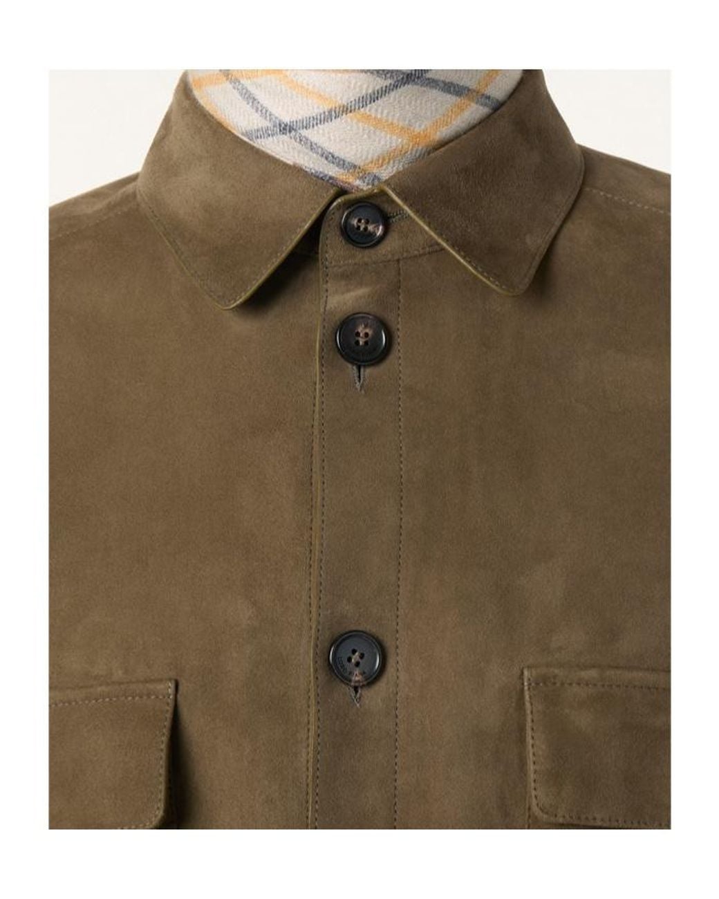 Loro Piana Green Overshirt for men