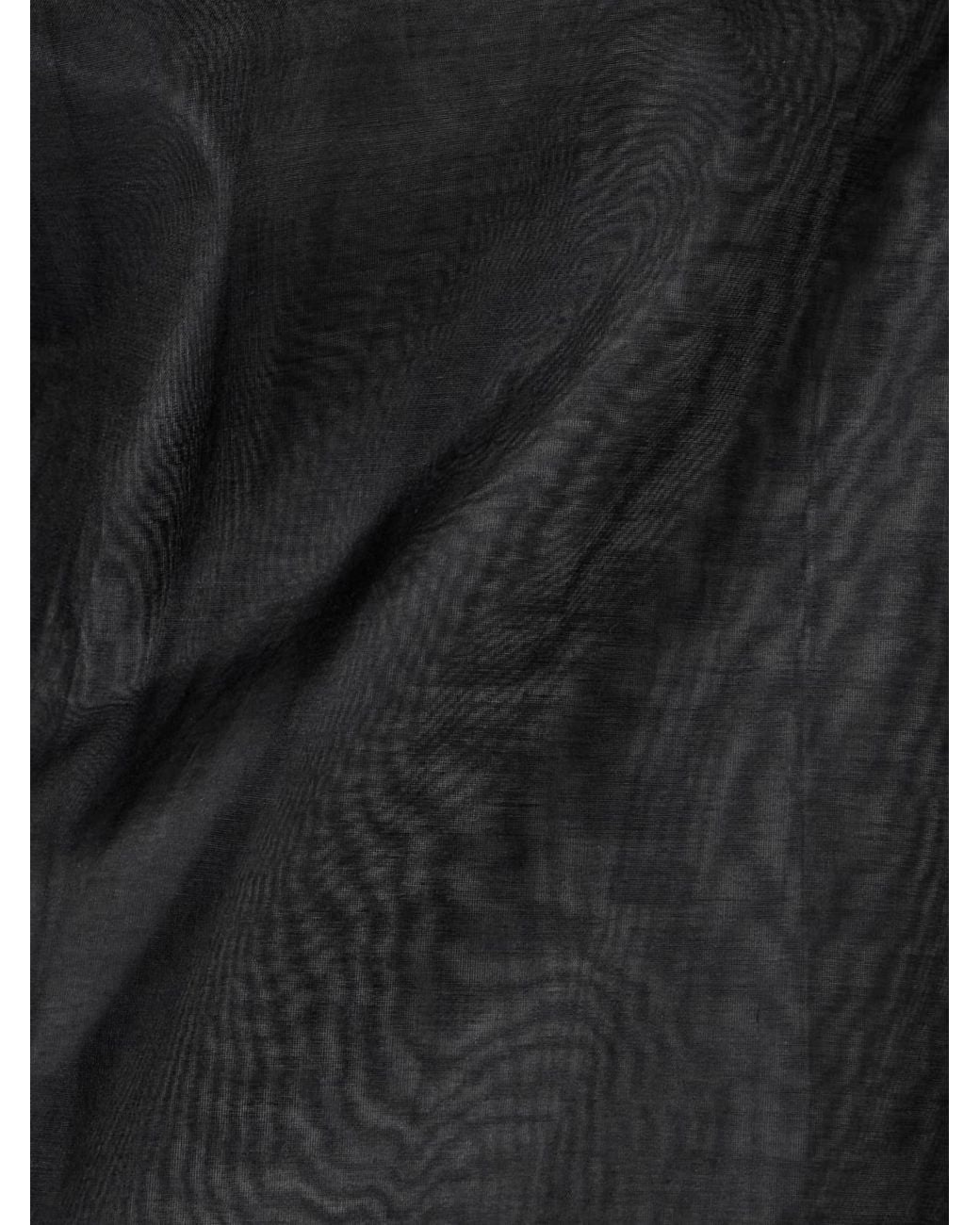 St. Agni Black Lightweight Midi Skirt