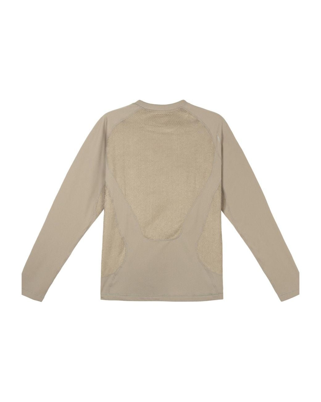 Satisfy Natural Mesh Panel Long Sleeve T-Shirt for men