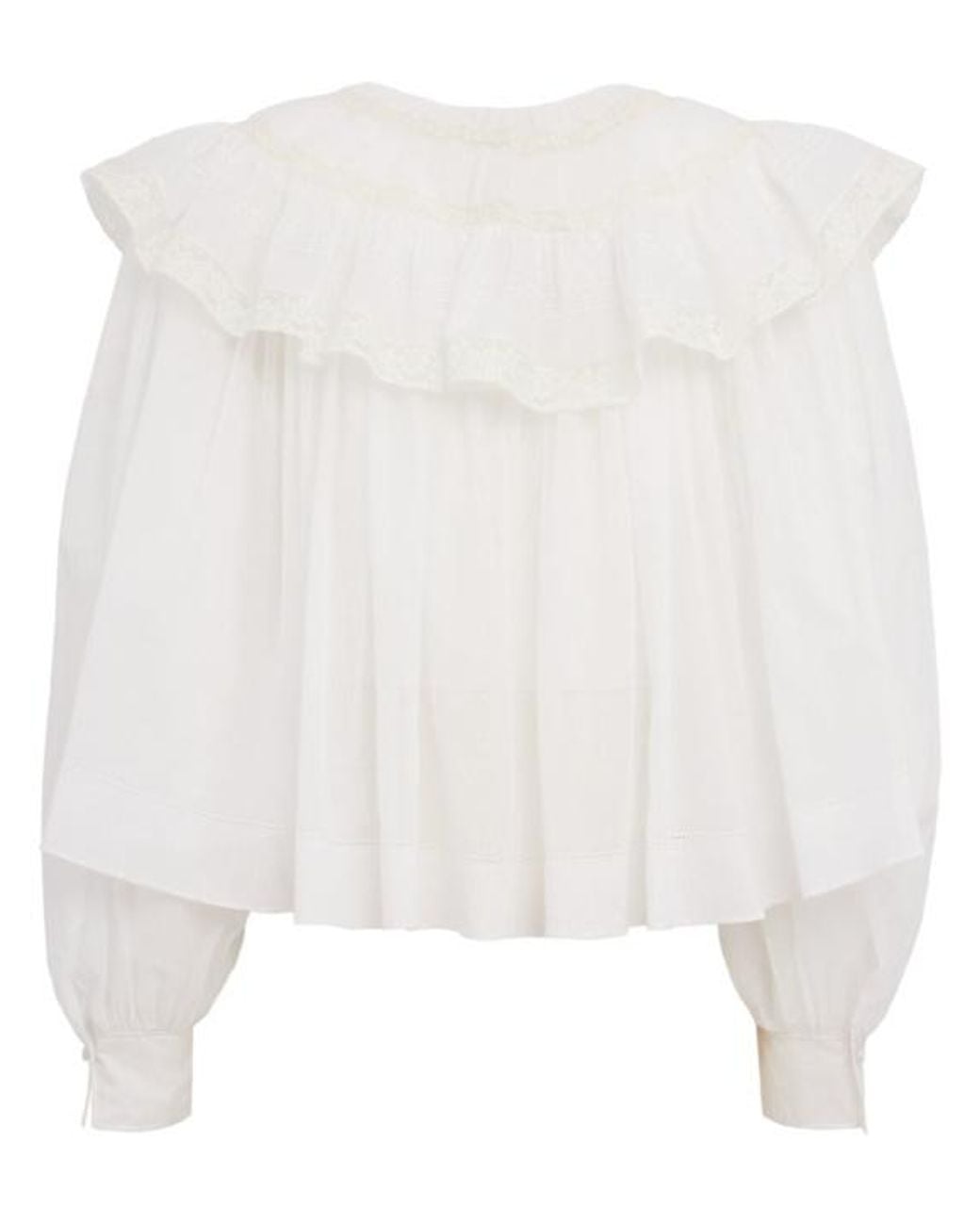 Chloé White Sleeveless Linen Shirt