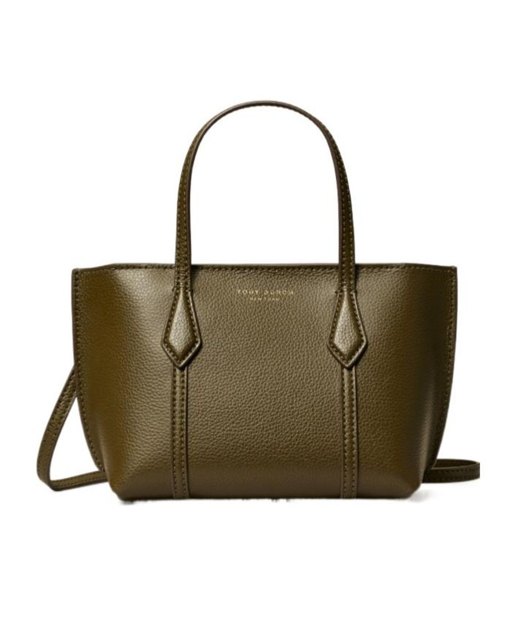 Tory Burch Green Mini Perry Tote