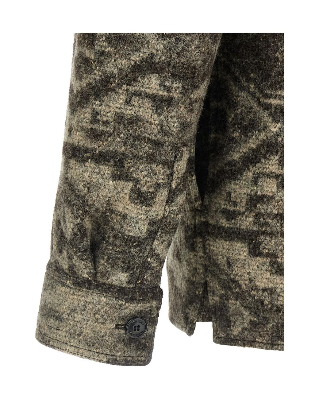 Isabel Marant Gray Kervon Long-Sleeved Shirt for men