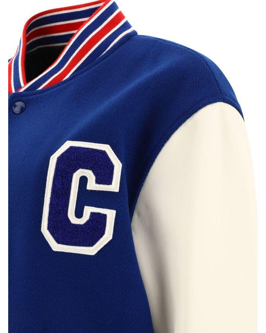 Céline Blue Varsity Jacket