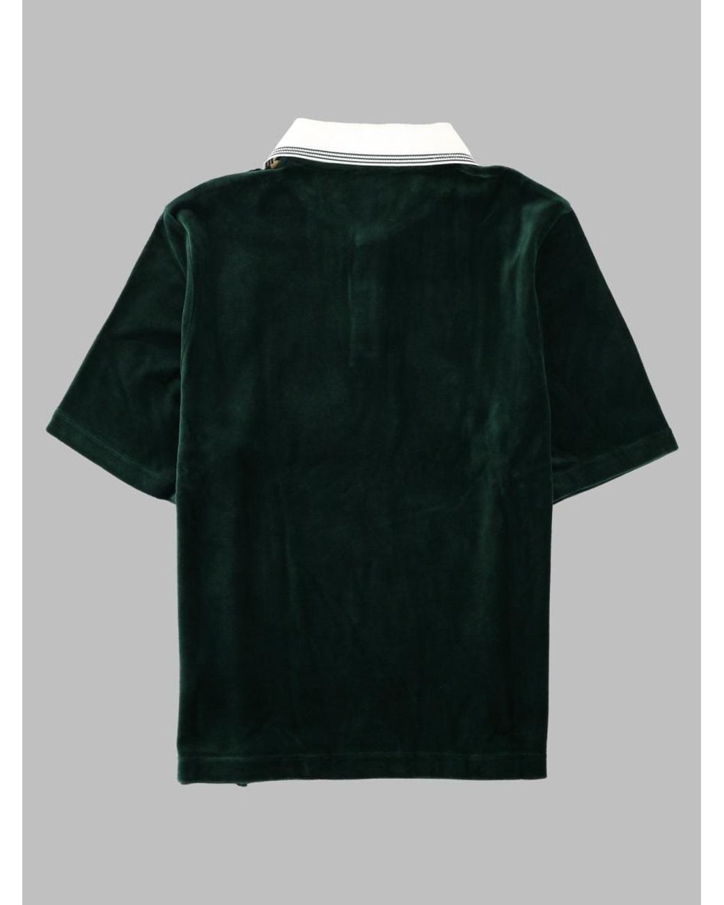 Casablanca Black Vertical Stripe Polo Shirt for men