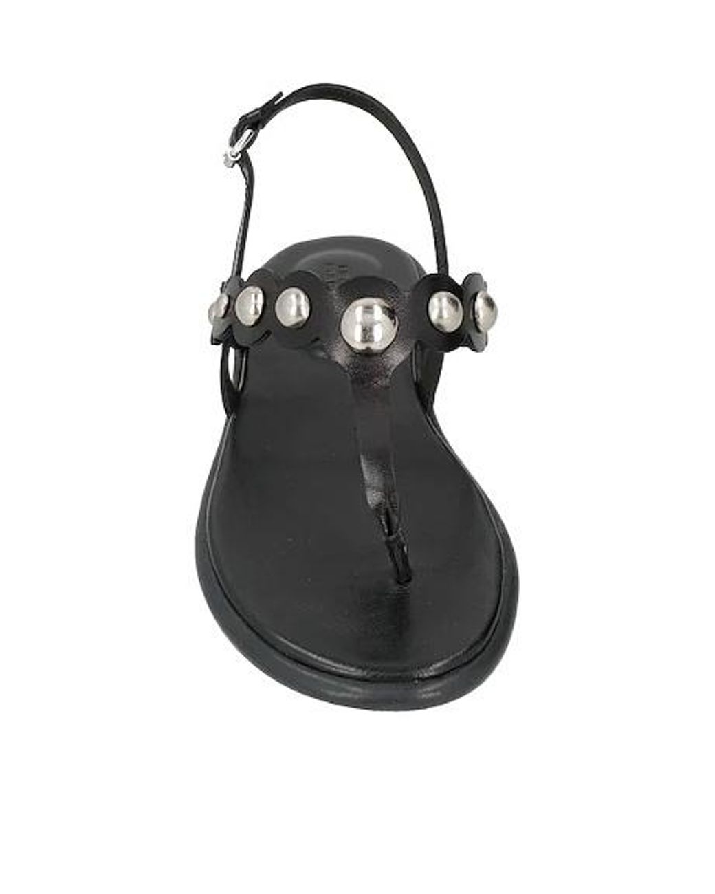 Isabel Marant Black Plain Colour Thong Sandals