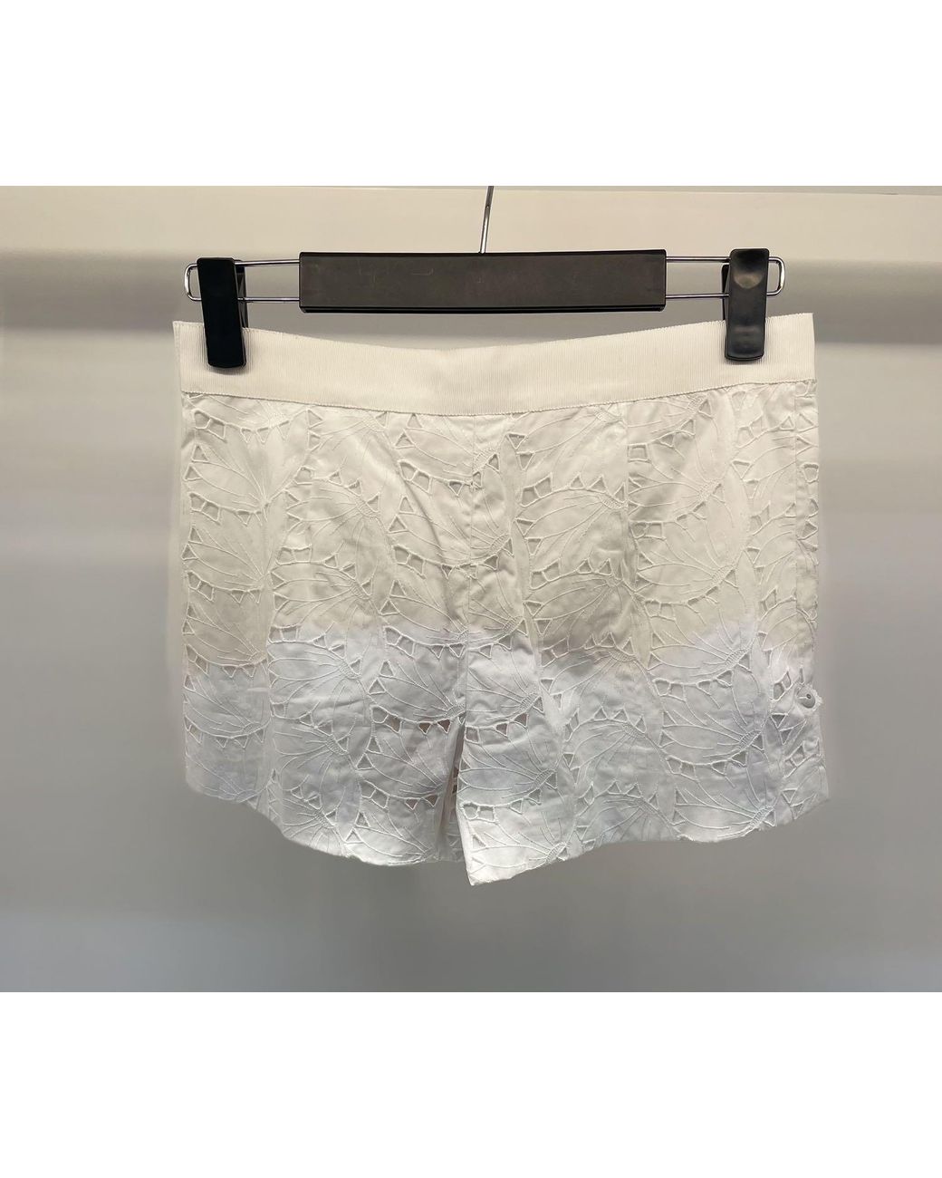 Max Mara White Wide-Leg Shorts