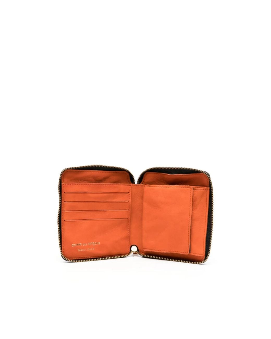 Comme des Garçons Orange Zip Wallet for men