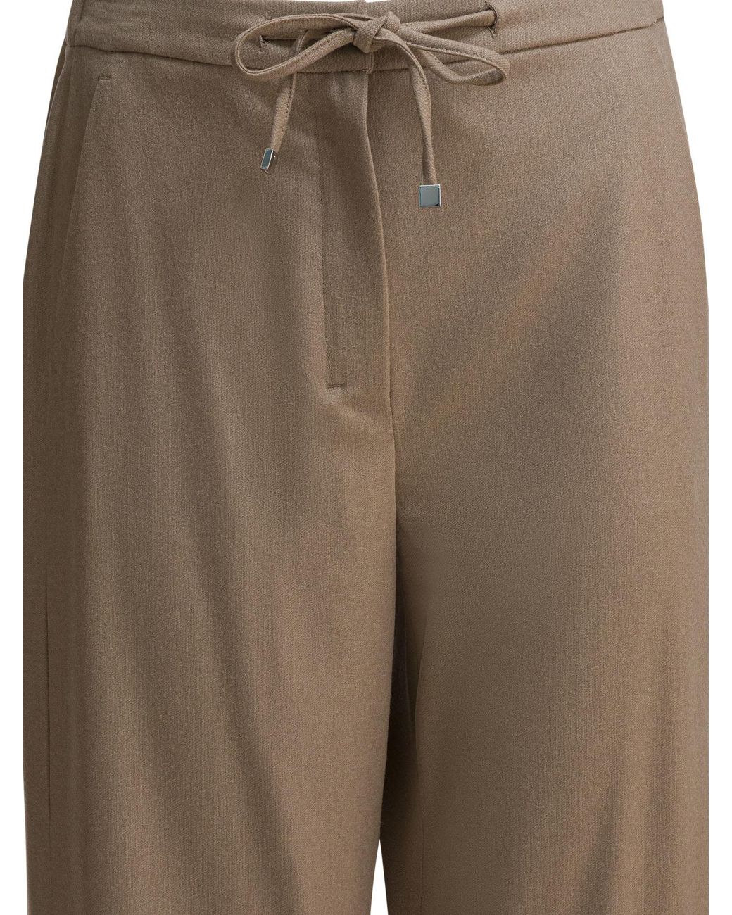 Max Mara Natural マックスマーラ フローリア ドローストリング ワイドレッグ トラウザーズ