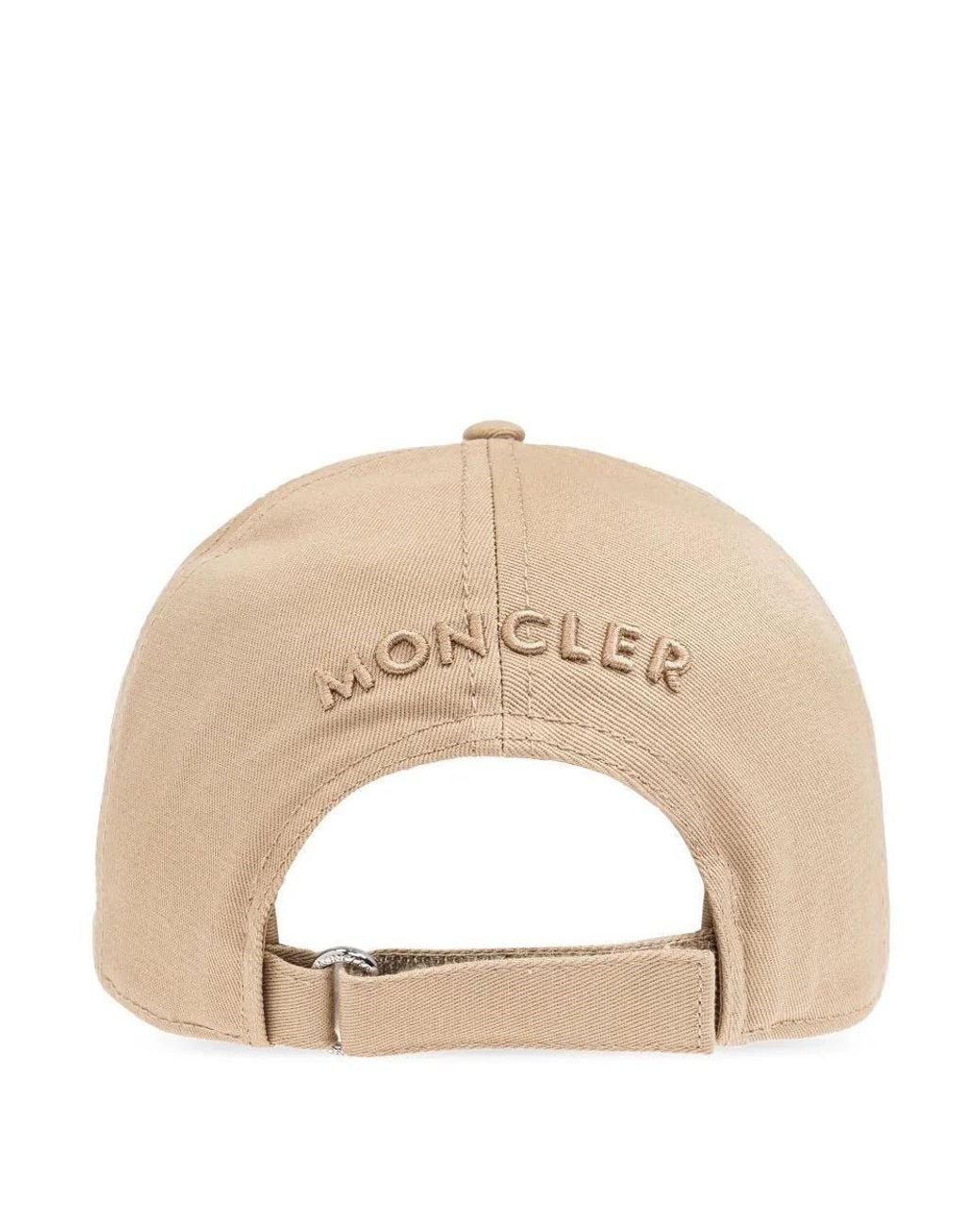Moncler Natural Logo-Patch Cap for men