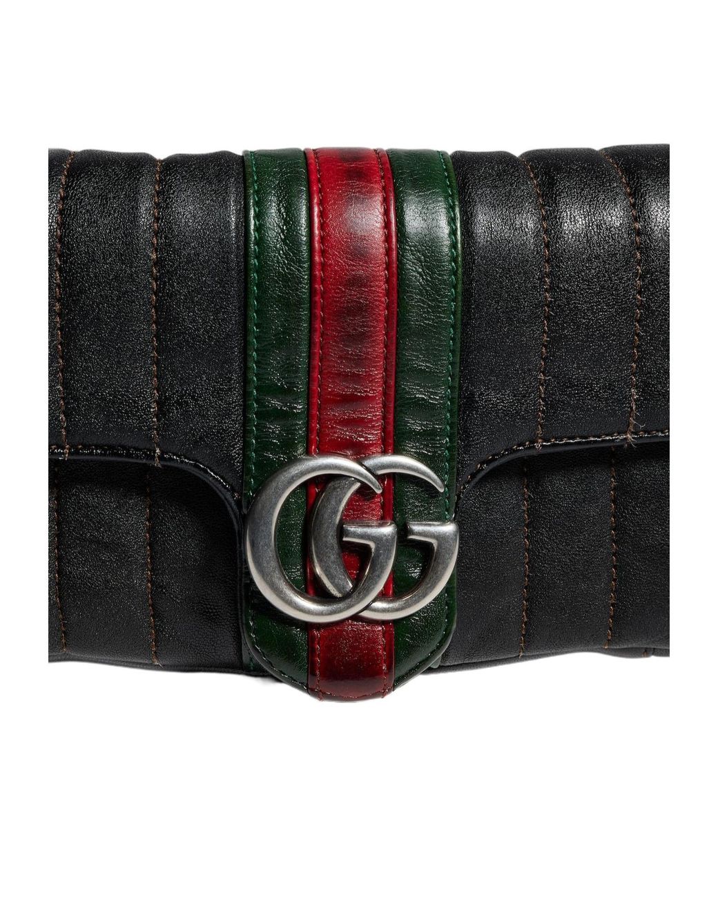 Gucci Black Jetset Gg Marmont Small Shoulder Bag