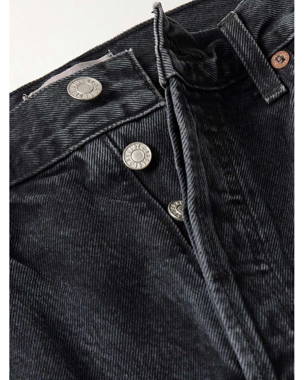 Agolde Gray Straight Jeans