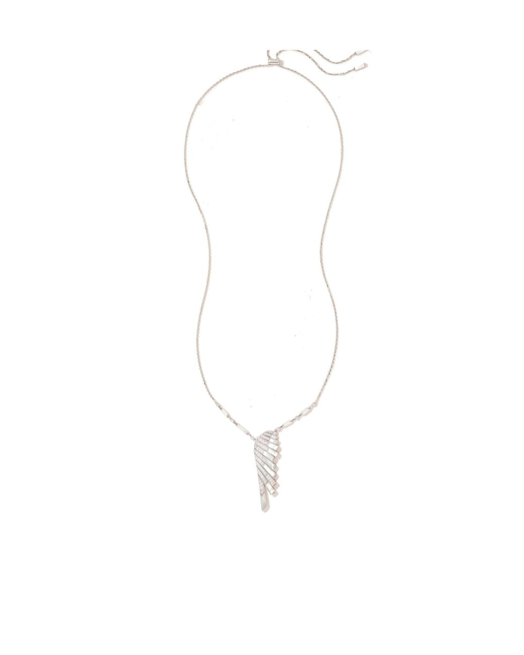 Garrard White 18-Karat, Mother-Of-Pearl And Diamond Necklace