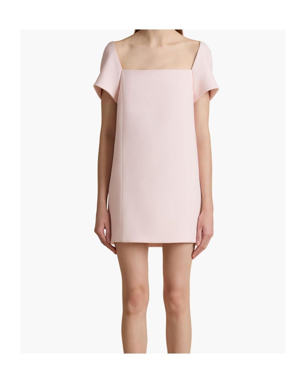 Khaite Pink Benji Mini Dress