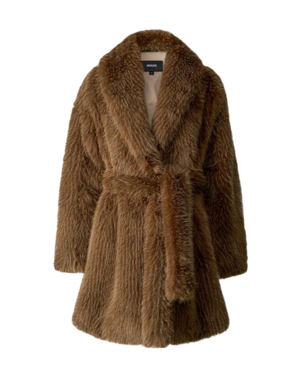 Mackage Brown Kacela Belted Jacket