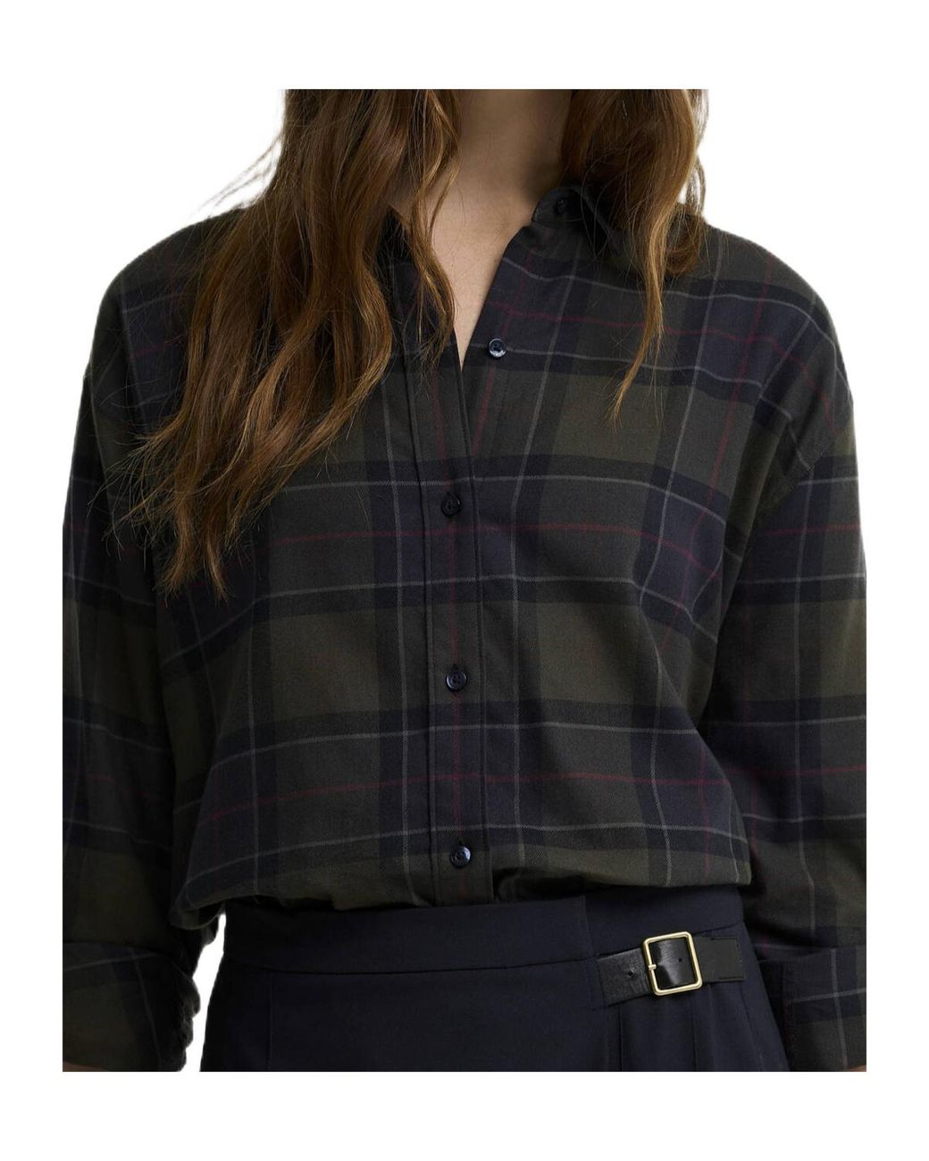 Barbour Gray Elishaw Relaxed Shirt