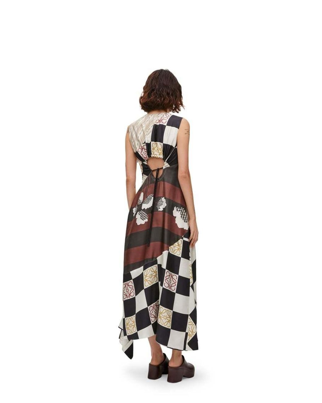Loewe White Cut-Out Dress