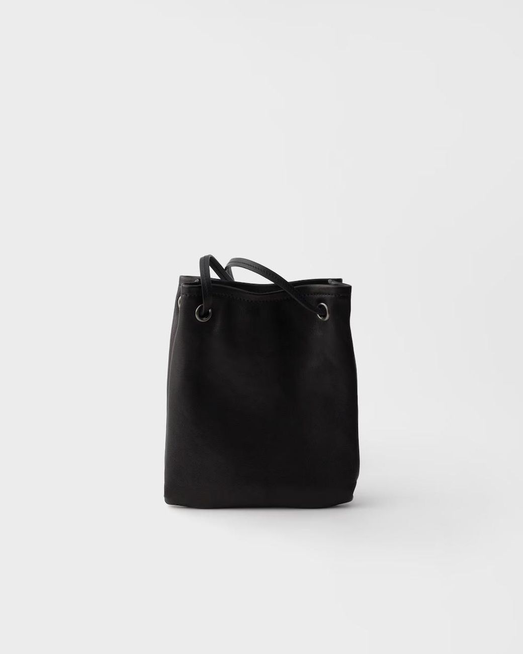 Prada Black Leather Mini Shoulder Bag