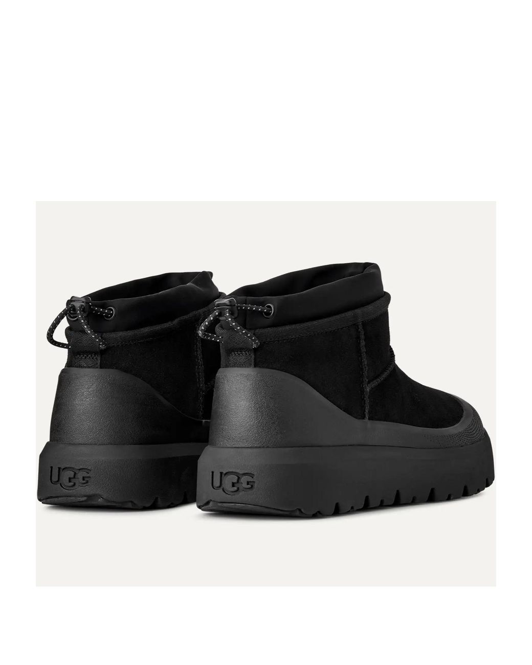 Ugg Black Classic Ultra Mini Weather Hybrid Boots for men