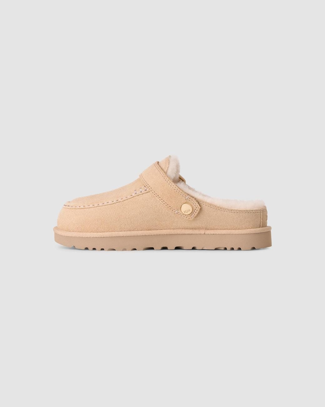 Ugg Natural Fleece-Lined Slippers