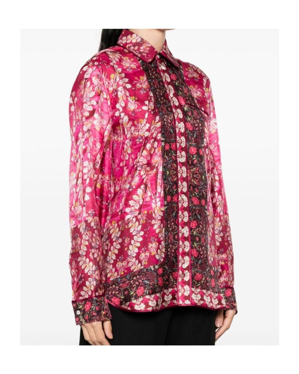 Pierre Louis Mascia Red Long Sleeve Shirt