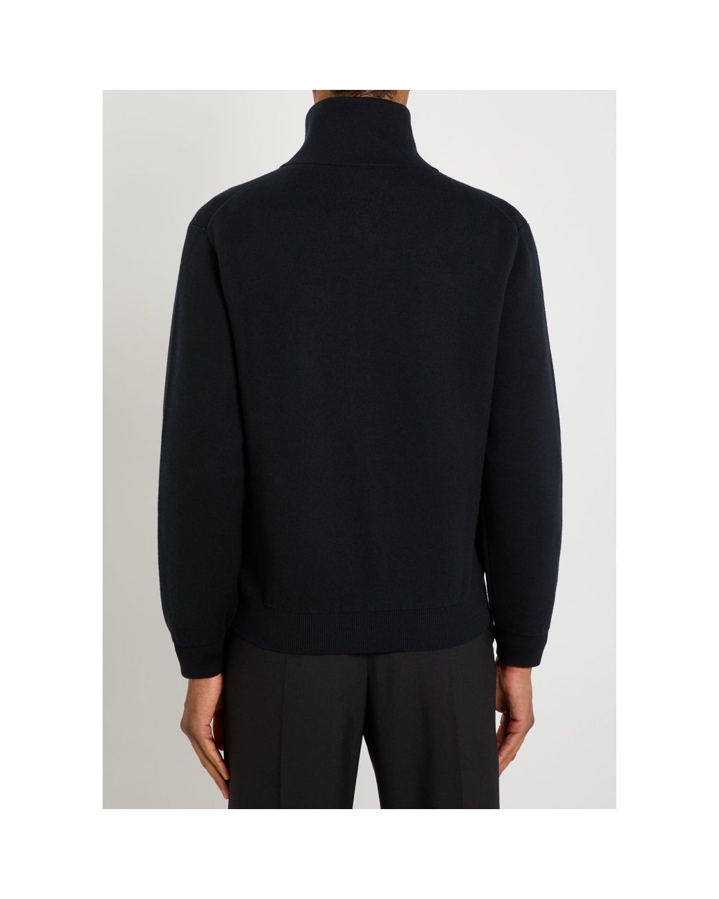 Tom Ford Black Simple Wool Jacket for men
